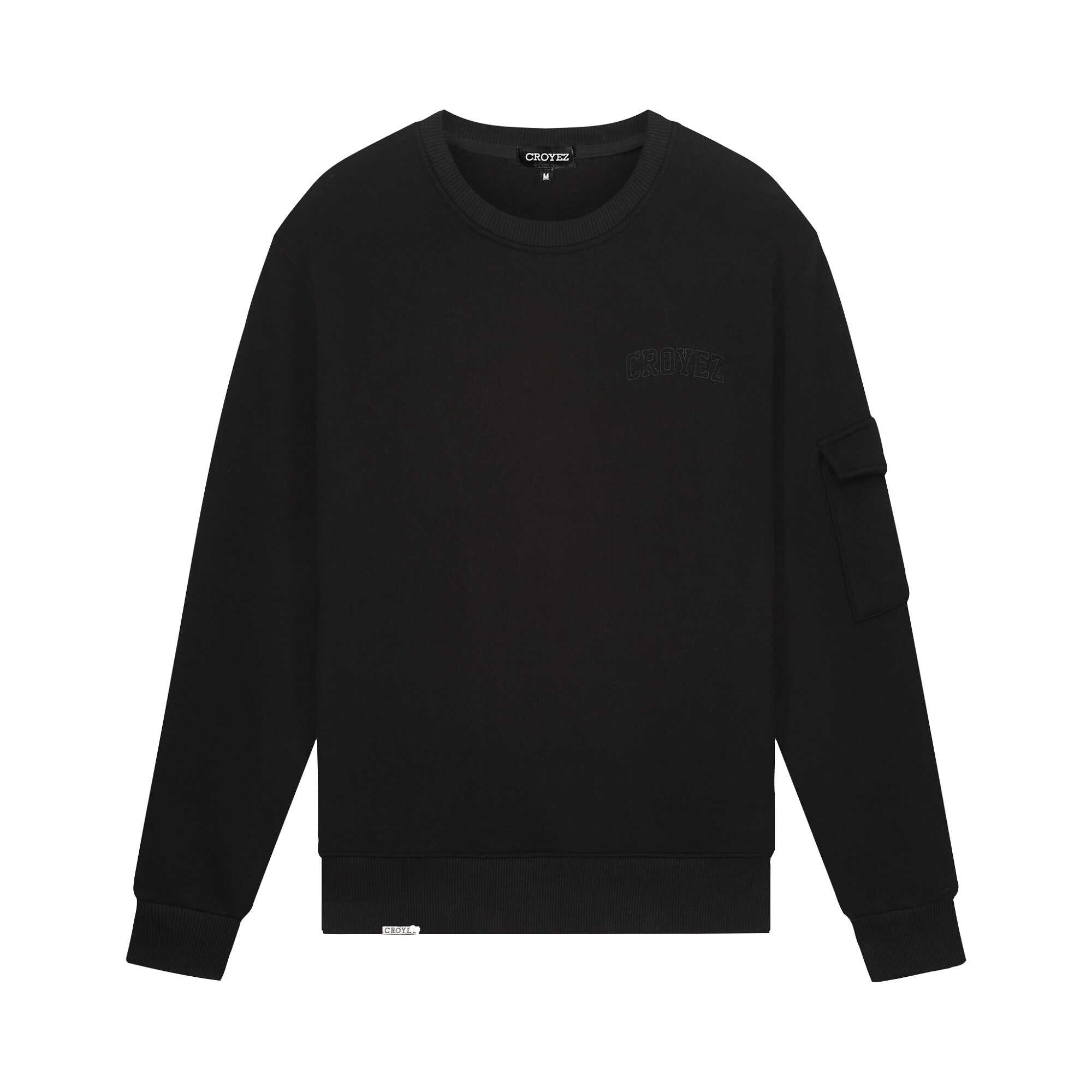 Croyez Tonal Sweater Zwart