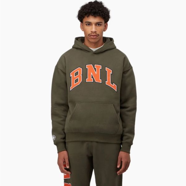 banlieue college hoodie donker groen