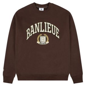 banlieue crest sweater bruin