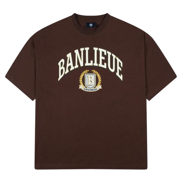 Banlieue Crest T-shirt Bruin