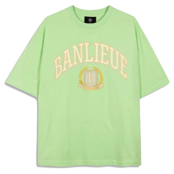 Banlieue Crest T-shirt Licht Groen