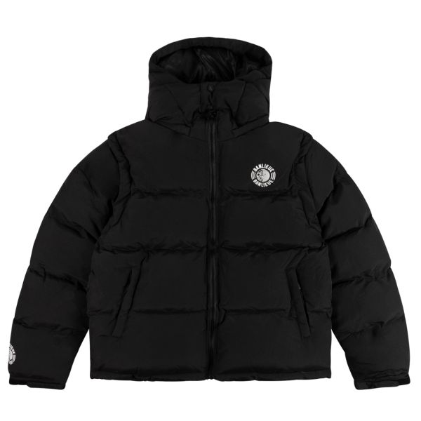 banlieue detachable puffer jas zwart