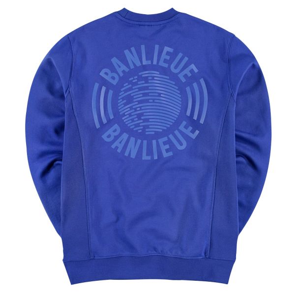 Banlieue Tonal Sweater Blauw