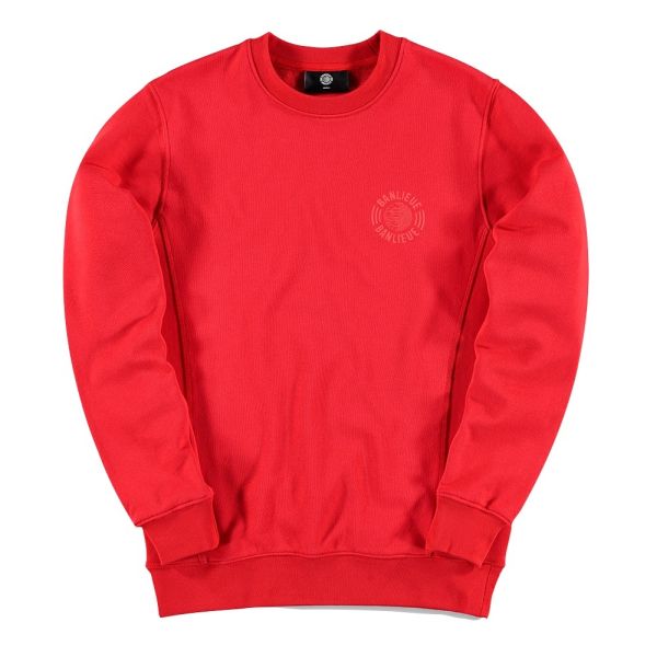 Banlieue Tonal Sweater Rood