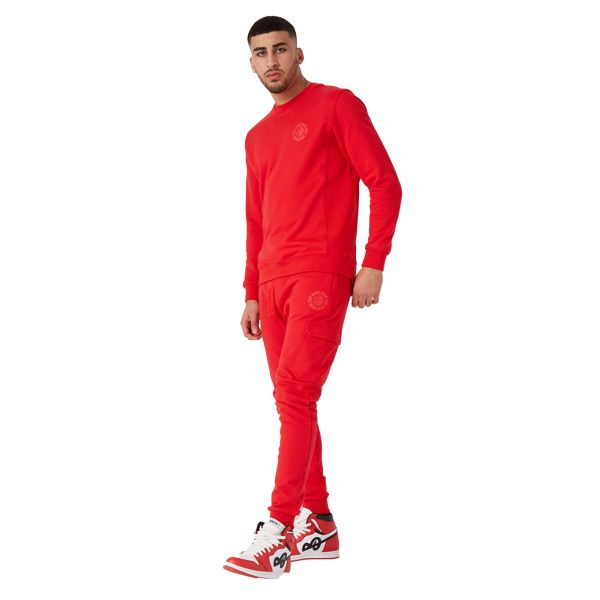 banlieue tonal sweater rood