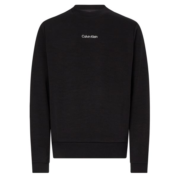 Calvin Klein Interlock Micro Logo Sweater Zwart