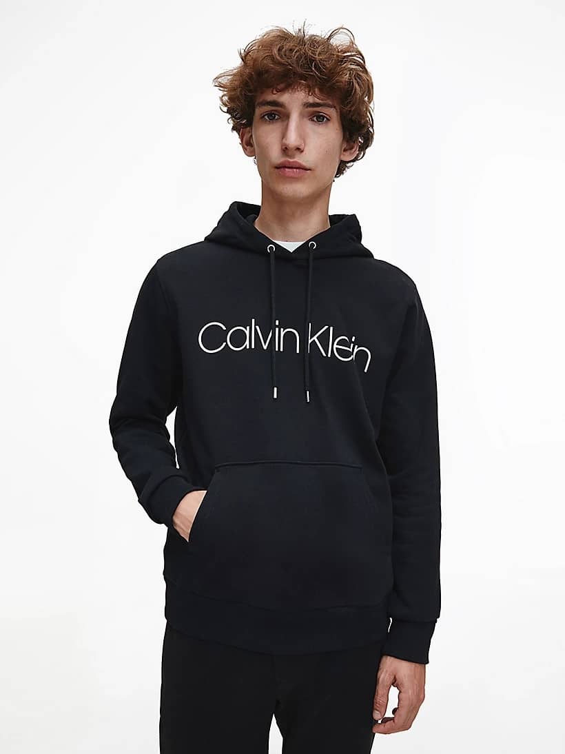 calvin klein logo hoodie zwart 2 K10K104060