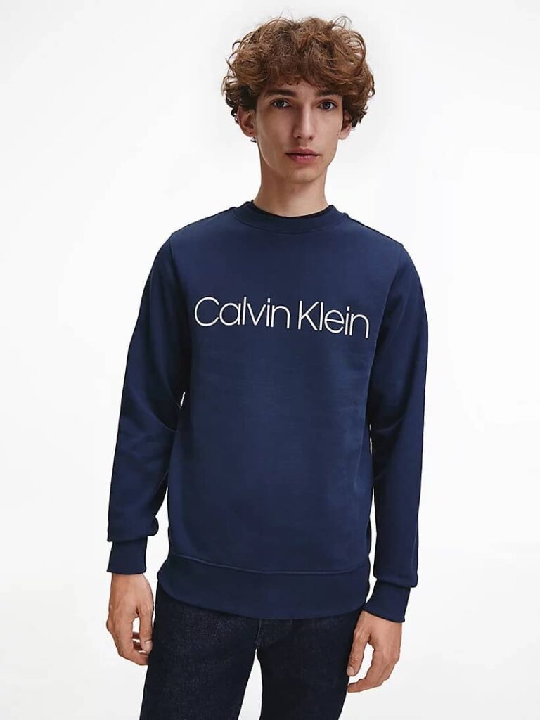 calvin klein logo sweater navy 3 K10K104059