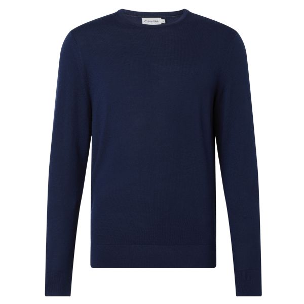 Calvin Klein Superior Merino Sweater Navy
