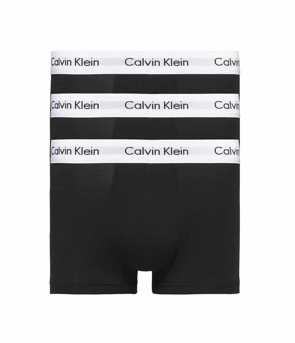 calvin klein trunk boxer 3-pack zwart 0000u2664g