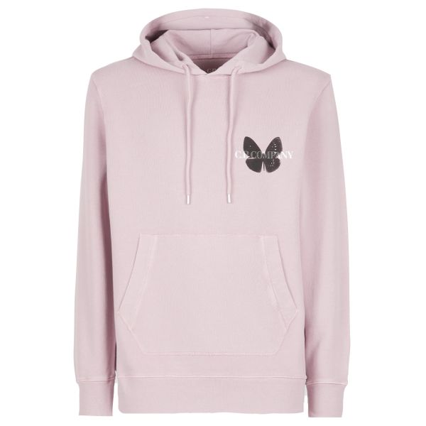 cp company butterfly hoodie roze0