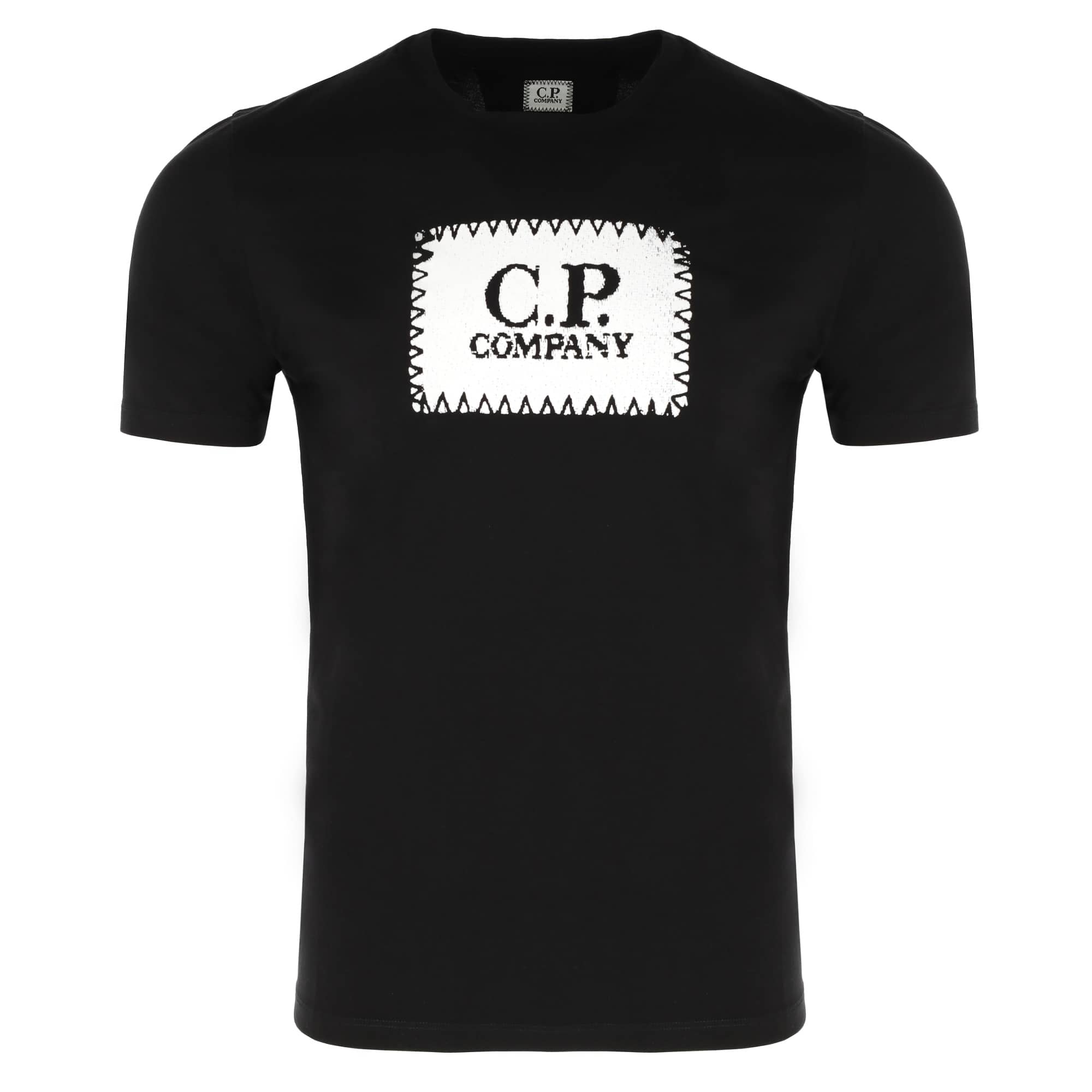 CP Company Label T-shirt Zwart 12CMTS042