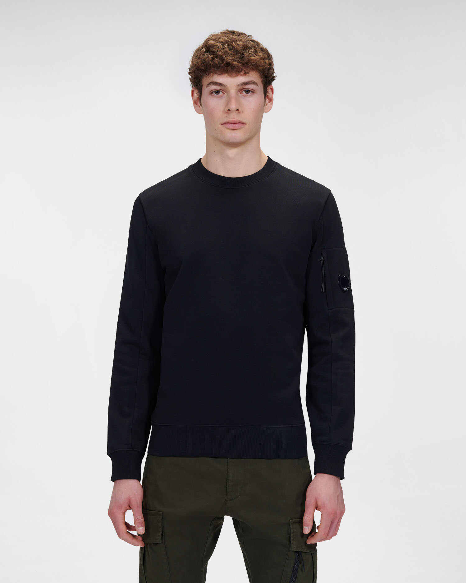 cp company sweater zwart