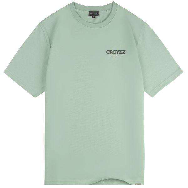 croyez abstract t-shirt licht groen