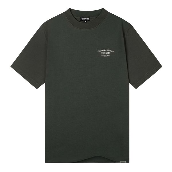 Croyez Fraternité T-Shirt Donker Groen