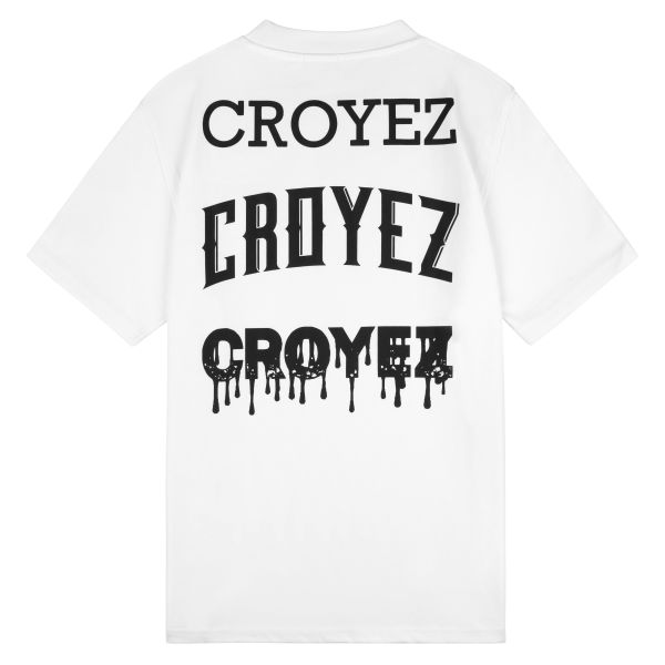 Croyez Stacked Logo T-shirt Wit
