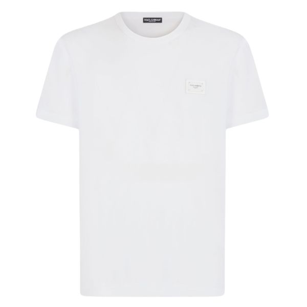 Dolce & Gabbana Branded Tag T-shirt Wit