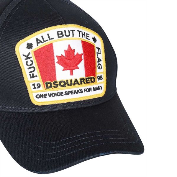 Dsquared2 Canadian Flag Cap Navy
