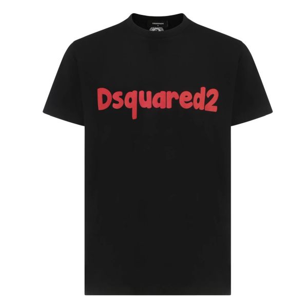 Dsquared2 Cartoon Cigar T-shirt Zwart