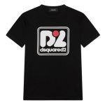 Dsquared2 D2 T-shirt Zwart