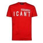 Dsquared2 I Can't T-shirt Rood