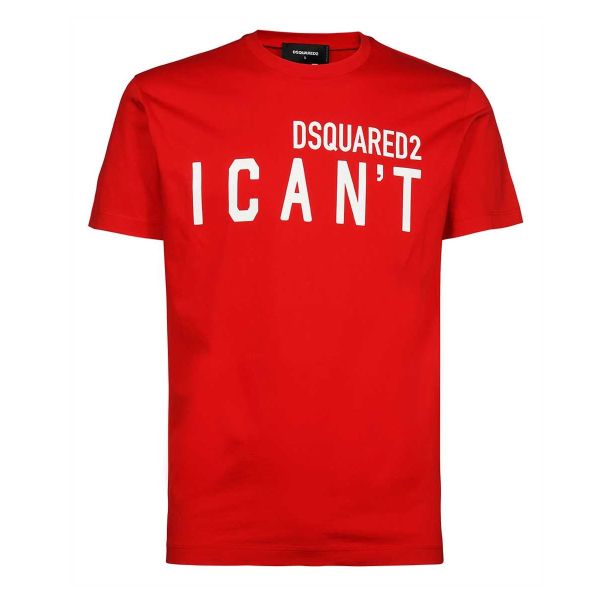 Dsquared2 I Can't T-shirt Rood