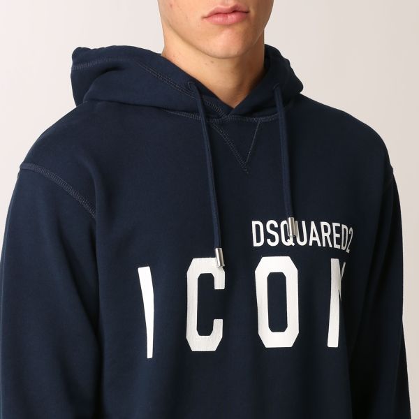 Dsquared2 Icon Hoodie Navy