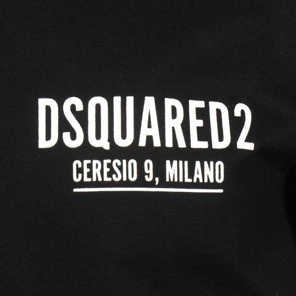 Dsquared2 Mini Logo Ceresio 9 T-shirt Zwart