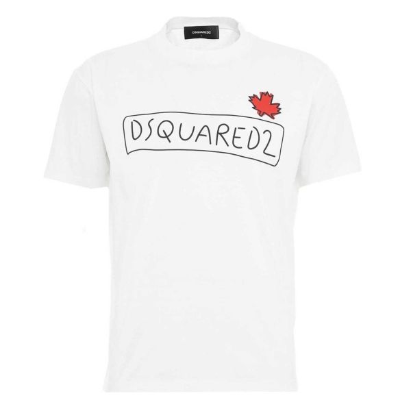 Dsquared2 Supercrew T-shirt Wit