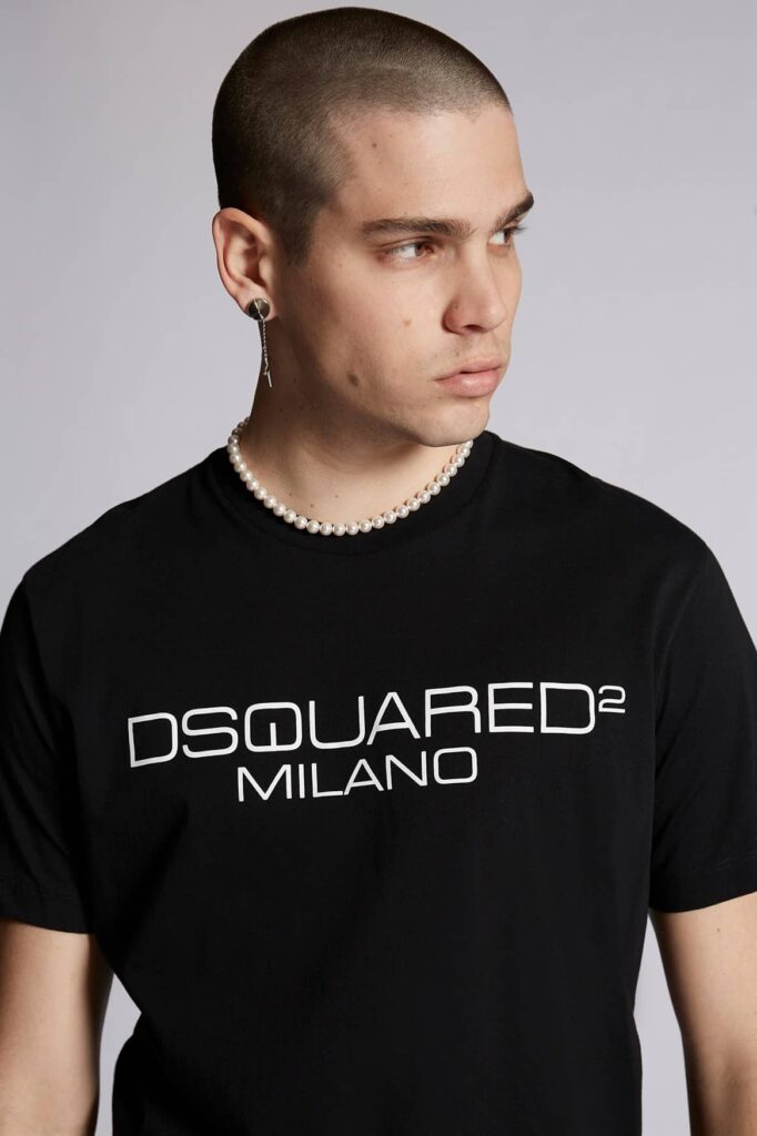 Dsquared2 T-shirt Zwart S74GD0899
