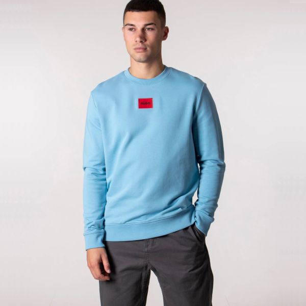 Hugo Diragol Sweater Licht Blauw