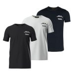 In Gold We Trust Basic T-shirt 3-Pack Zwart/Navy/Wit