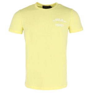 In Gold We Trust Basic T-shirt Geel
