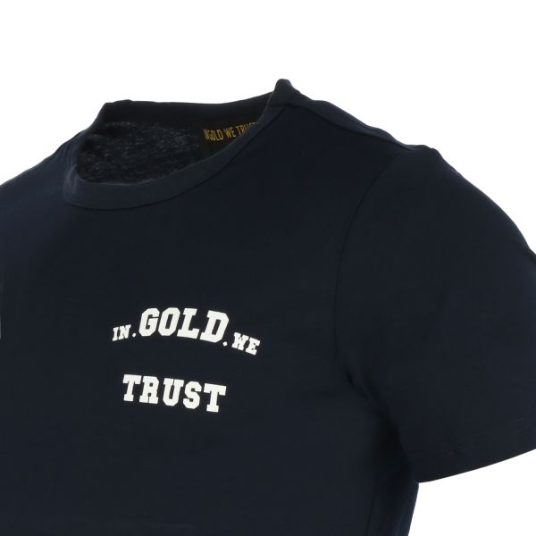 In Gold We Trust Basic T-shirt Navy