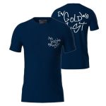 In Gold We Trust The Koston T-shirt Donker Blauw