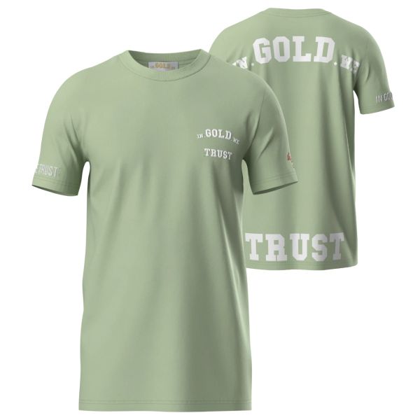 In Gold We Trust The Pusha T-shirt Licht Groen