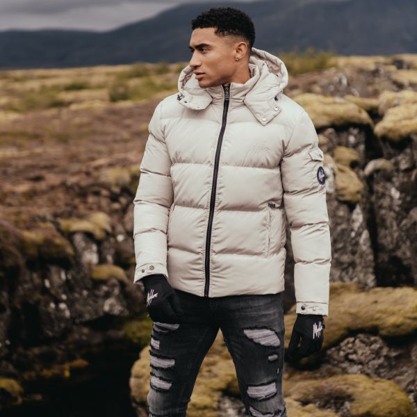 Malelions Donn Puffer Off White