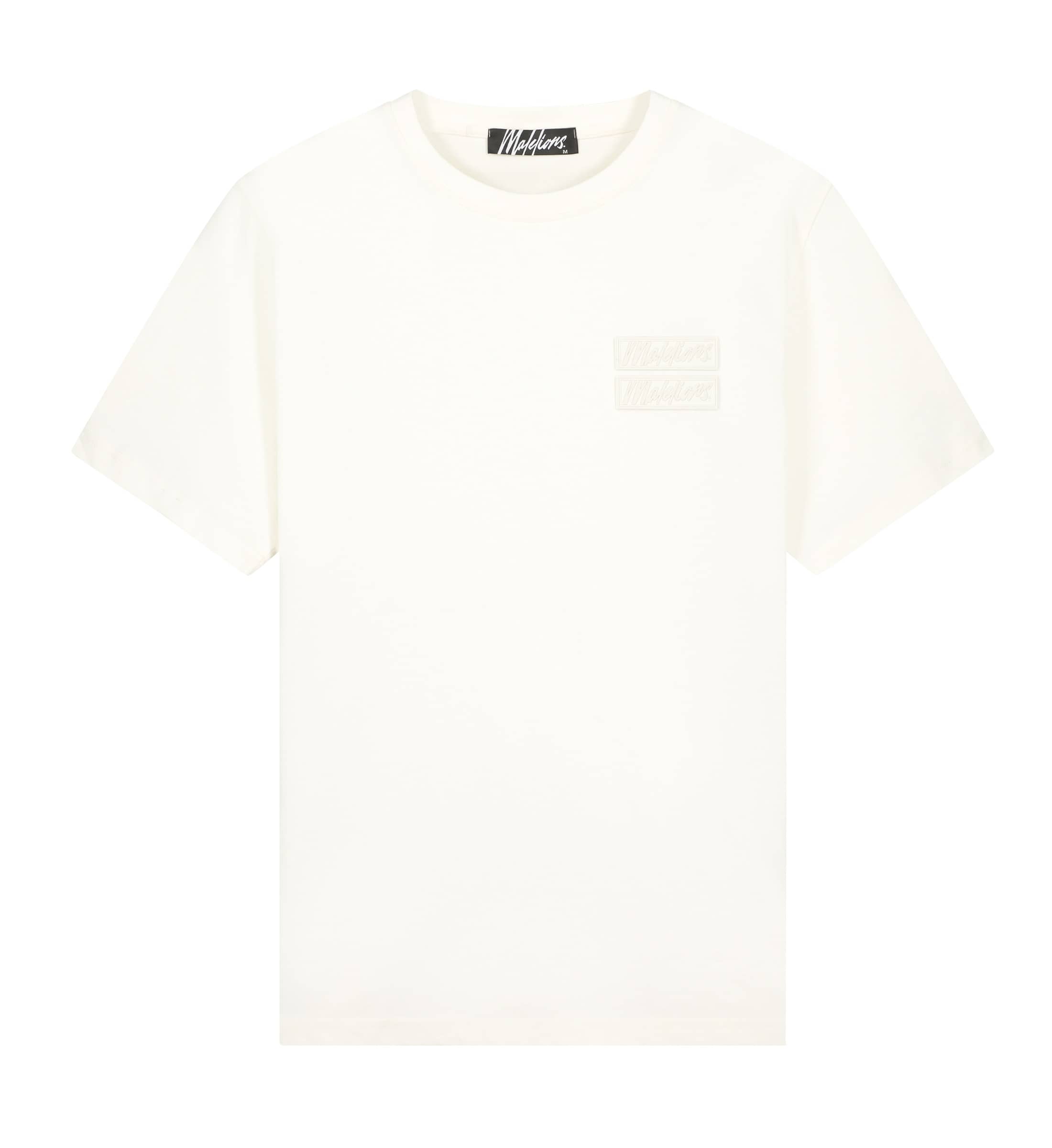 Malelions Jimmy T-shirt Off White M2-SS22-29