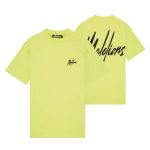 Malelions Oversized Signature T-shirt Licht Groen