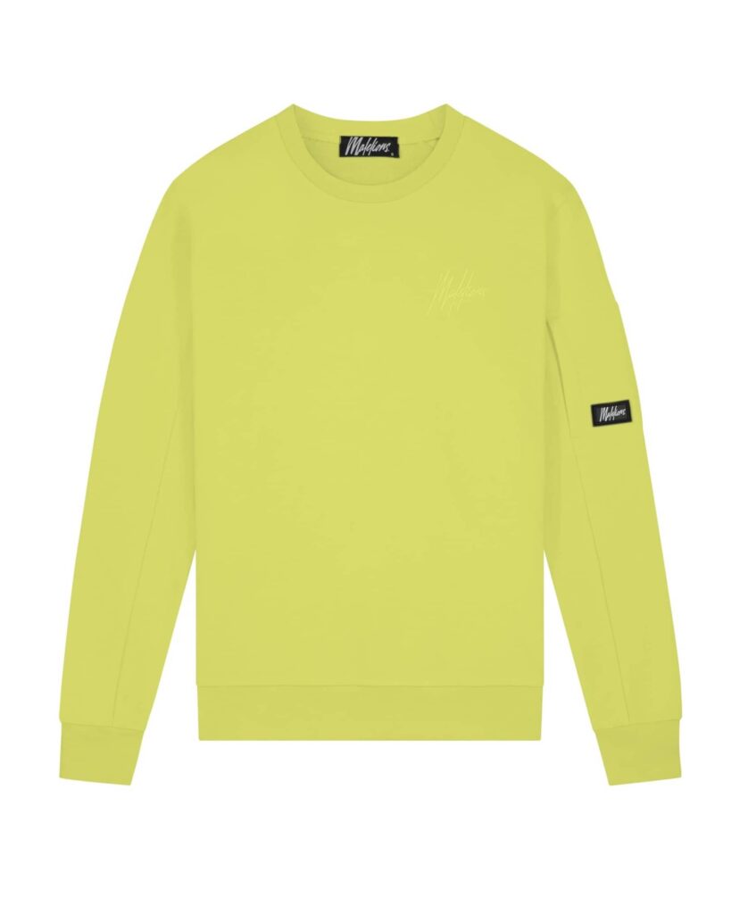 Malelions Pocket Sweater Licht Groen