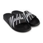 Malelions Signature Slippers Zwart