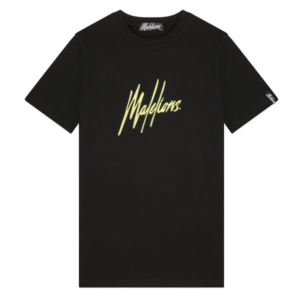 Malelions Signature T-shirt Zwart
