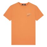 Malelions Split T-shirt Peach
