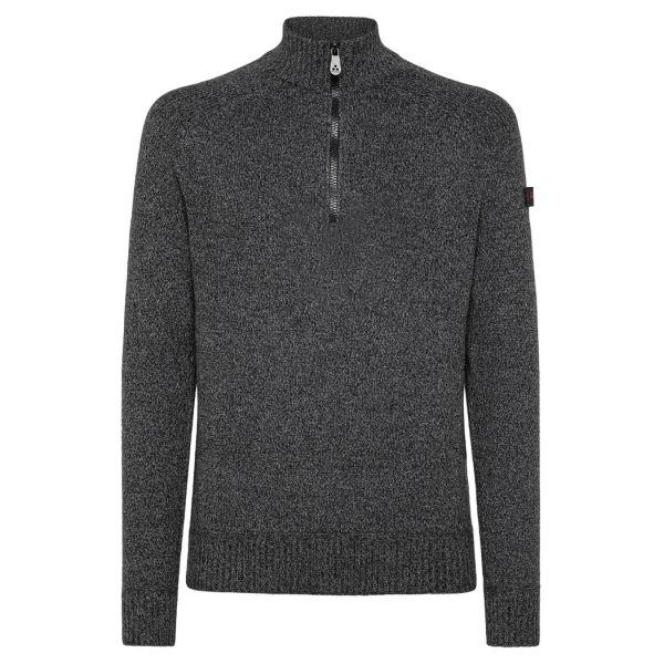 Peuterey Braille Zipped Sweater Antraciet