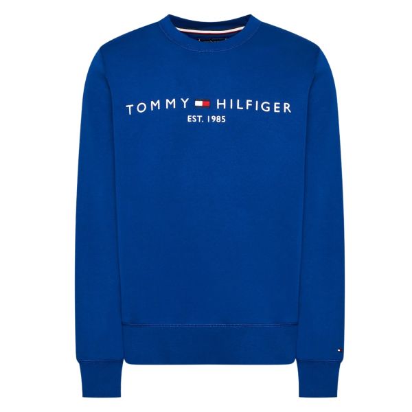 Tommy Hilfiger Logo Sweater Blauw