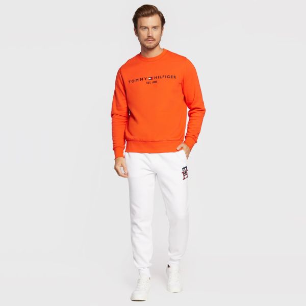 Tommy Hilfiger Logo Sweater Oranje