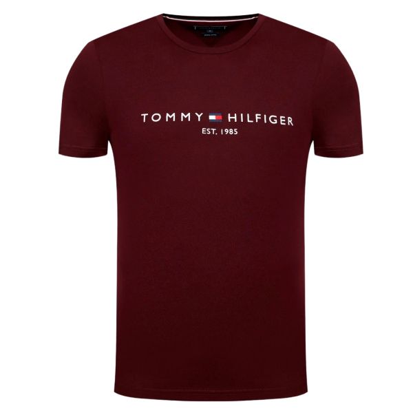 Tommy Hilfiger Logo T-shirt Bordeaux