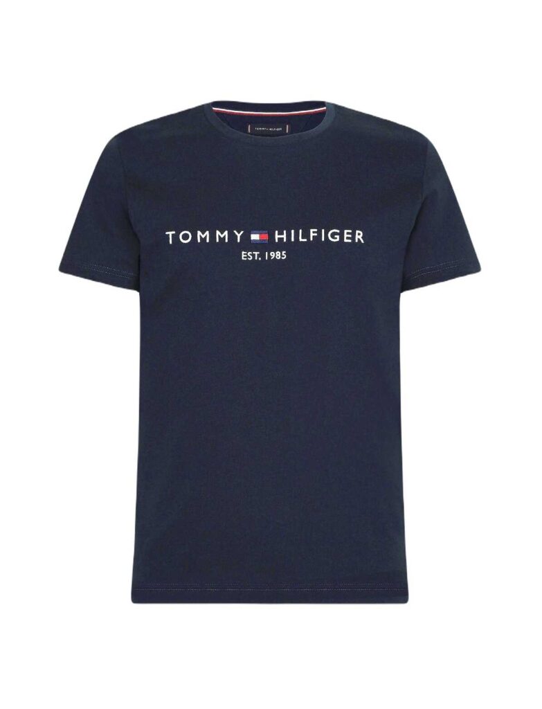 Tommy Hilfiger Logo T-shirt Navy MW0MW11465