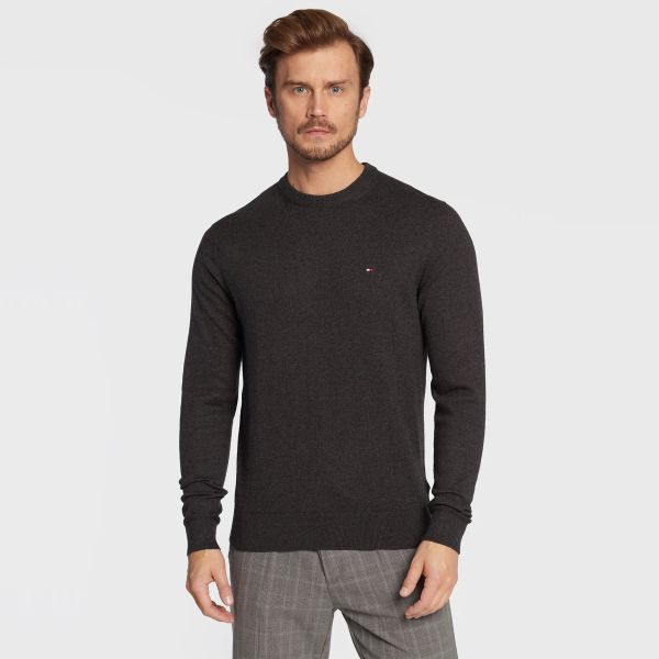 Tommy Hilfiger Organic Sweater Antraciet
