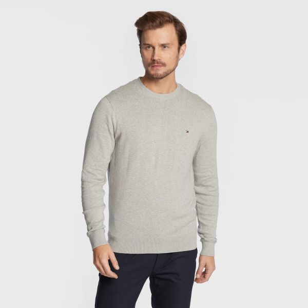 Tommy Hilfiger Organic Sweater Grijs